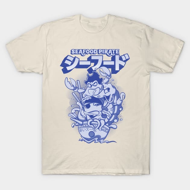 Seafood Pirate T-Shirt by Pixeldsigns